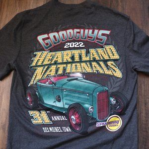 Men's Hot Rod T-Shirt Gray Size S